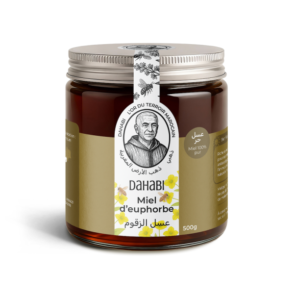 Bouteille de miel d'euphorbe 0.5L