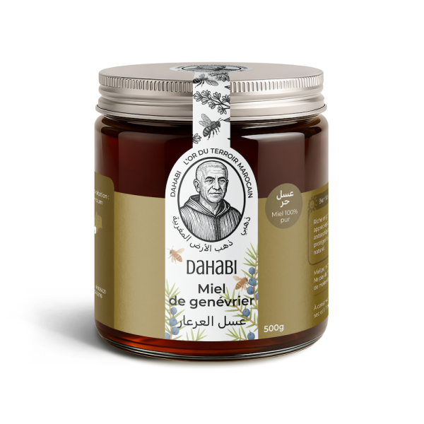 Bouteille de miel de genévrier 0.5L
