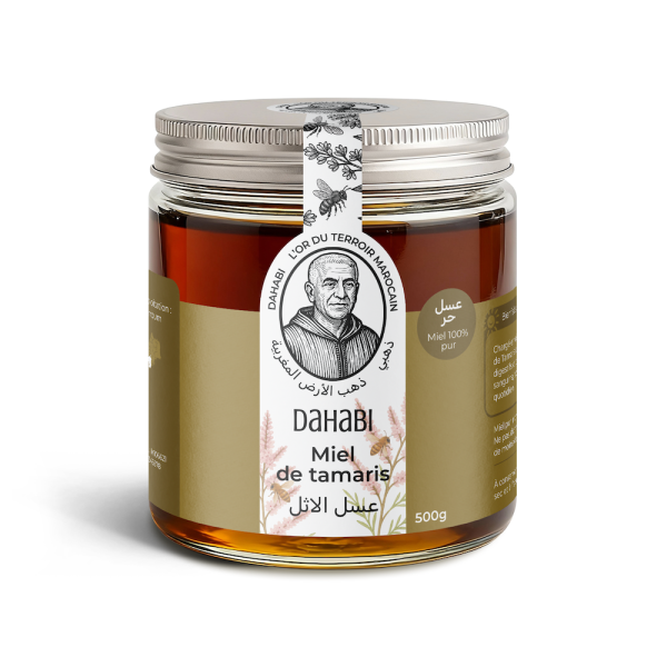 Bouteille de miel de tamaris 0.5L