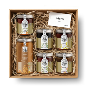Coffret cadeau de miel prestigieux